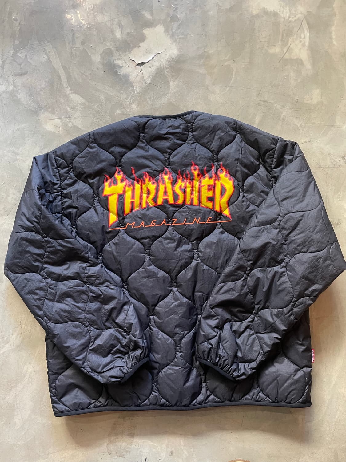 THRASHER 트레셔 깔깔이 경량패딩 XL 상품이미지7