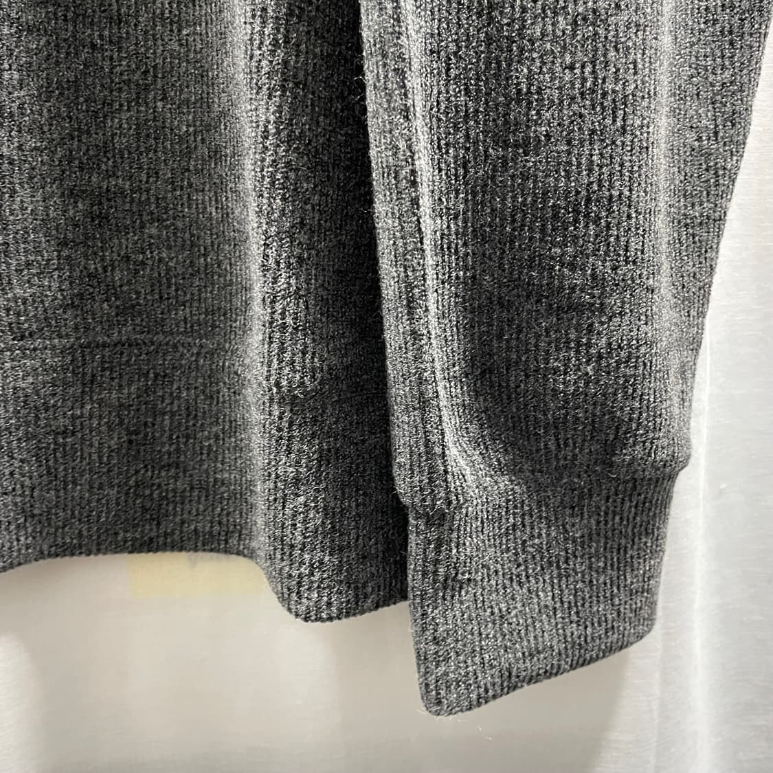 어반/ 플랙스 골지 오버핏 라운드 니트 다크그레이/ 3 상품이미지4