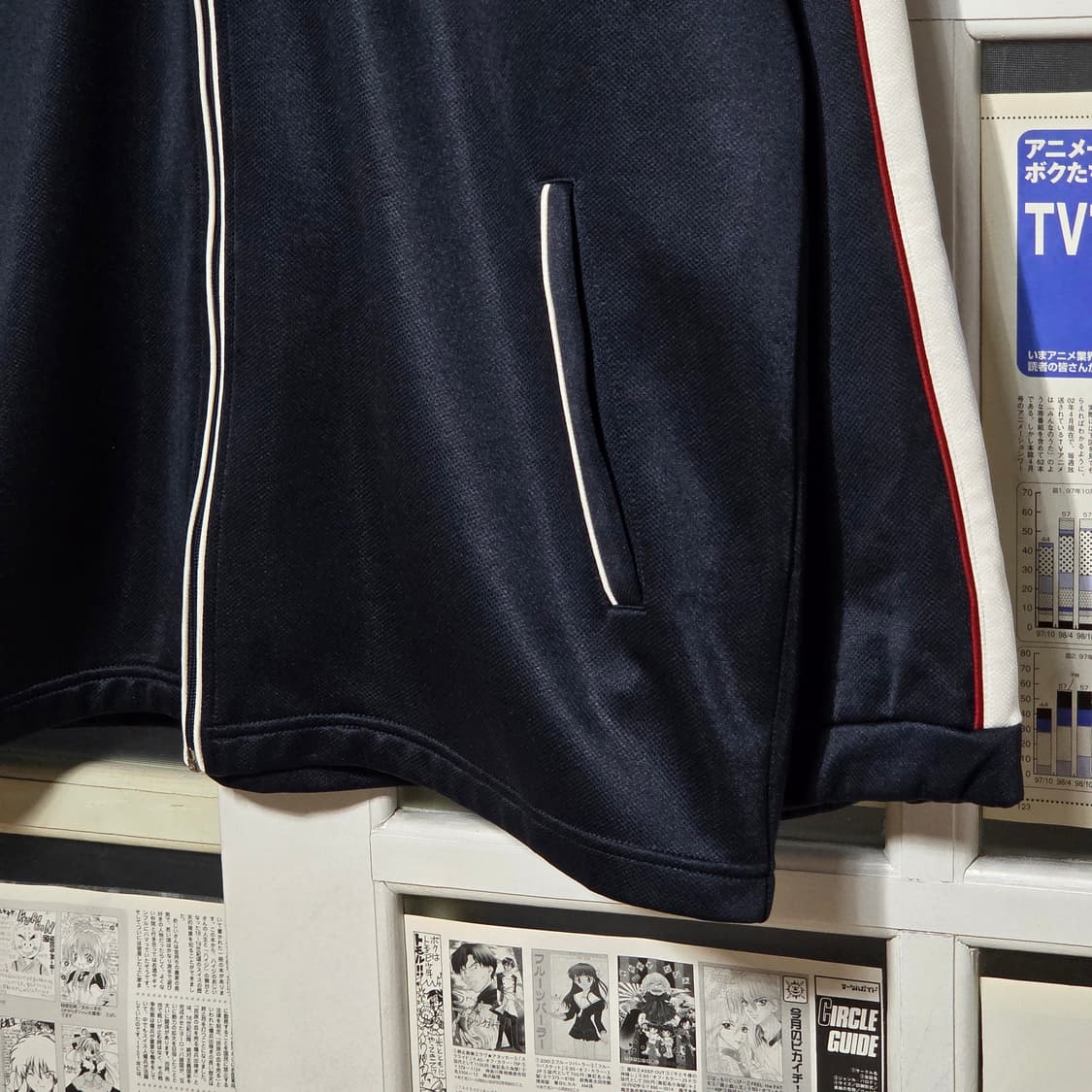 JPN 챔피온 네이비 화이트 배색 져지 상품이미지4