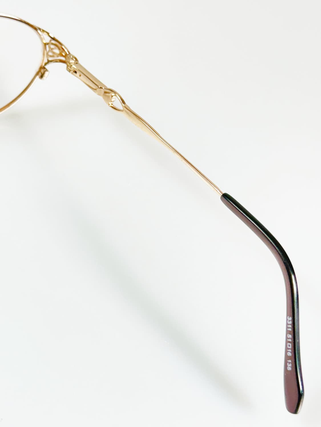 90s 일본제 MATSUDA 골드 오벌 메탈 프레임 빈티지 안경 상품이미지7