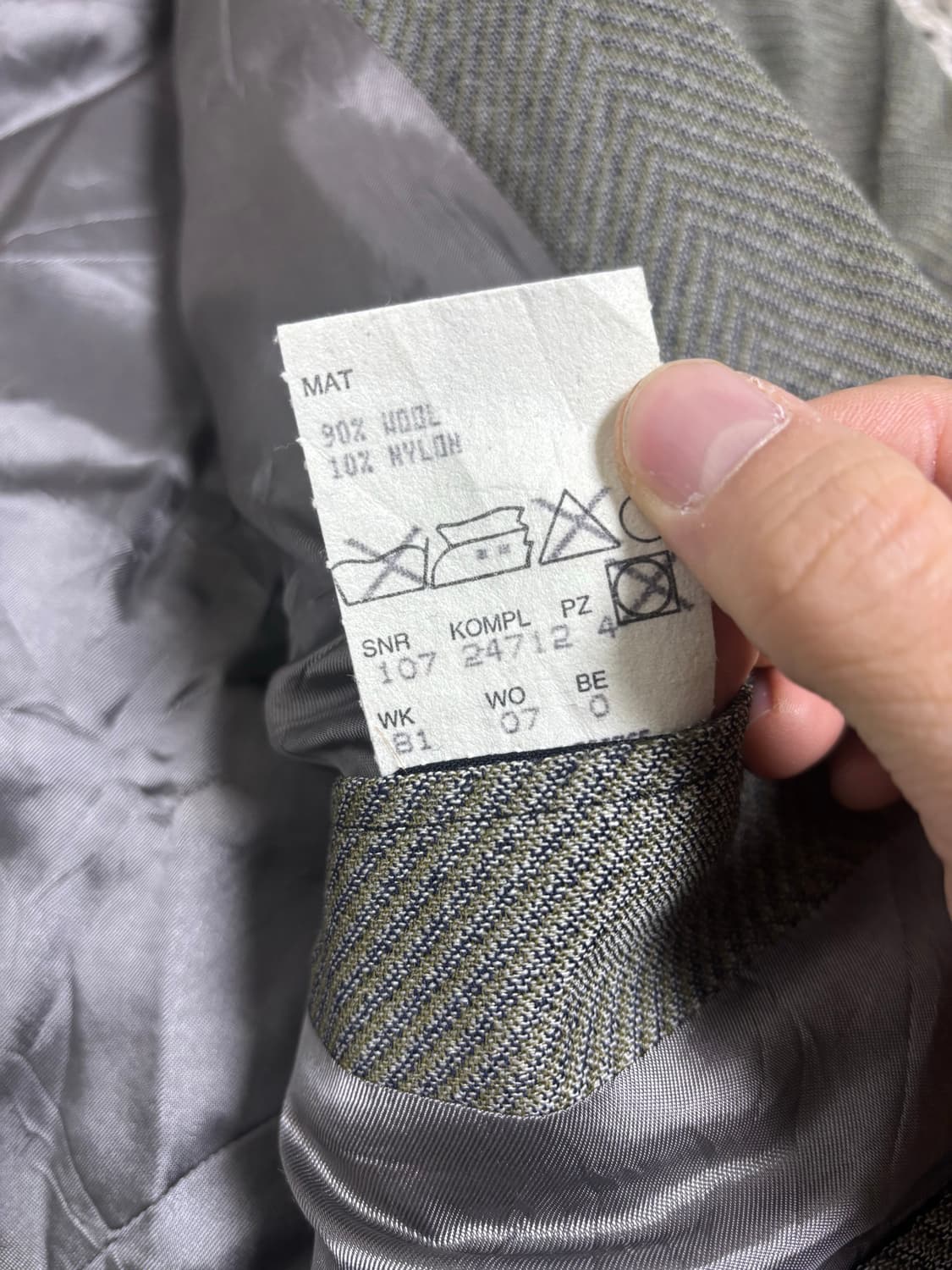 일본판 휴고보스 더블 블레이저 105 상품이미지6