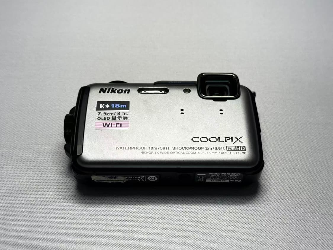 S급 니콘 쿨픽스 aw110 aw100 은색 빈티지 디카 상품이미지2