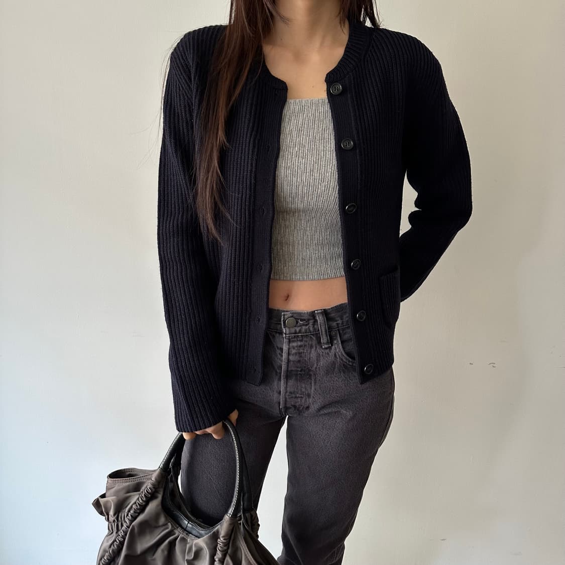 질샌더 jil sander navy 가디건 상품이미지1