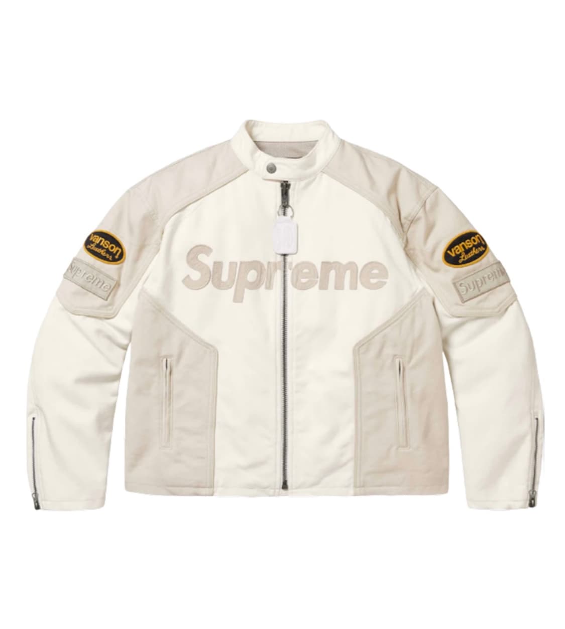 슈프림 밴슨 레더스 코듀라 코튼 자켓 화이트 상품이미지1