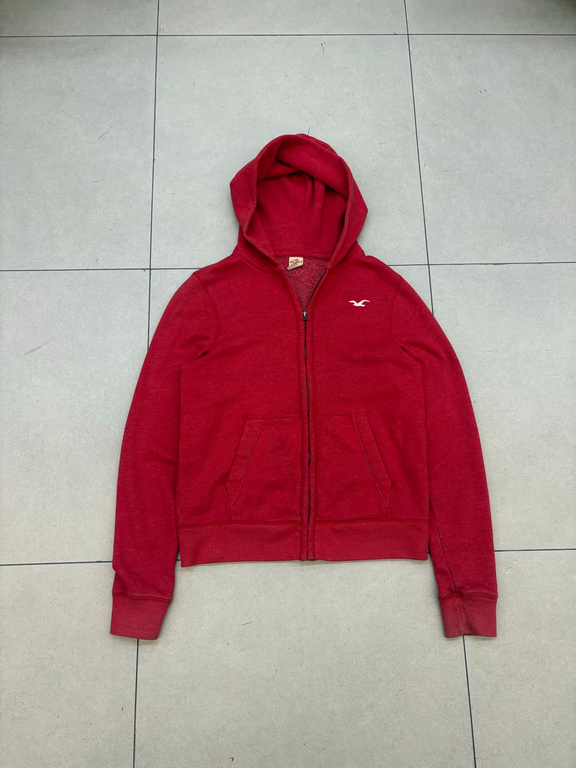 홀리스터 후드집업 레드 상품이미지3