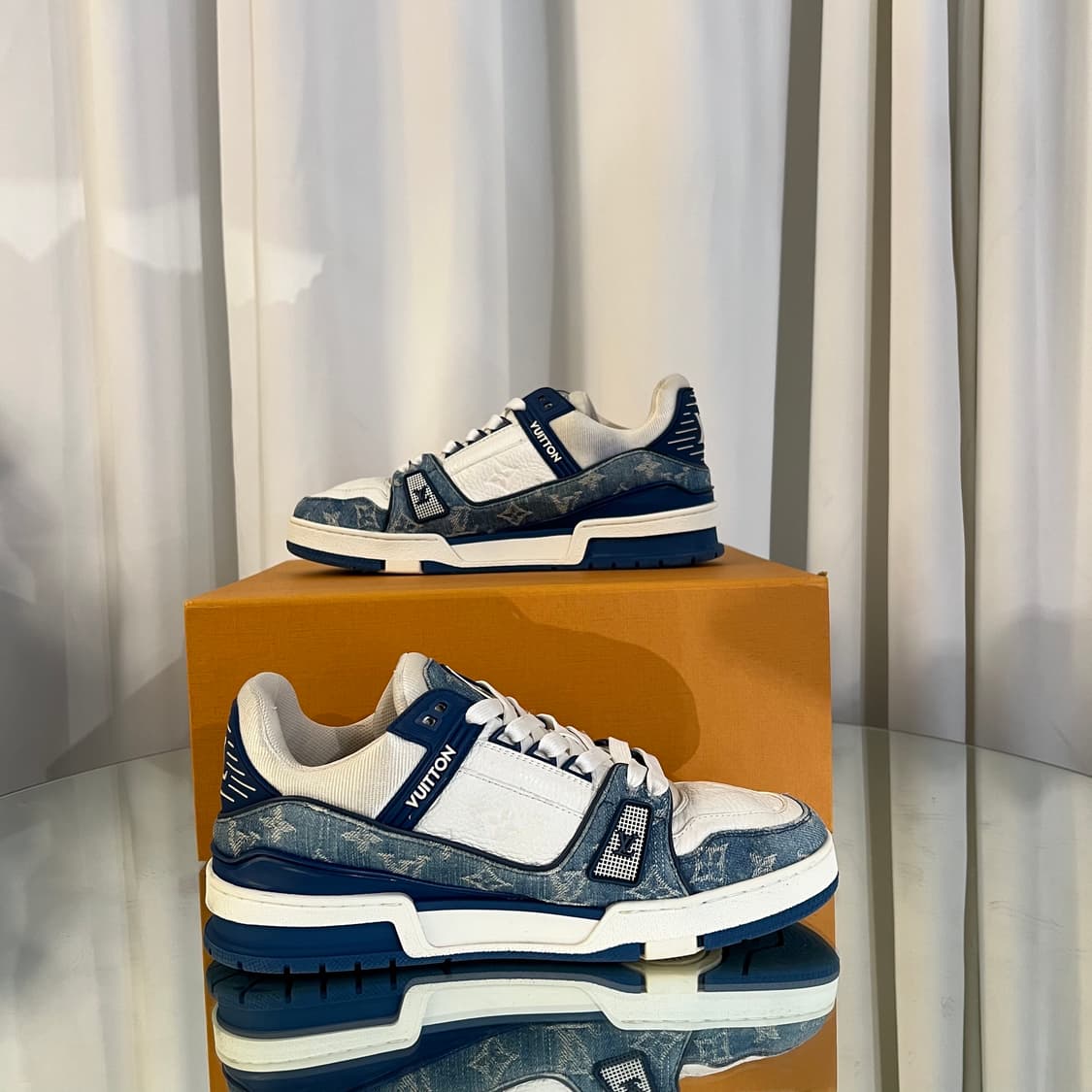 (7) 루이비통 데님 트레이너 스니커즈  상품이미지2