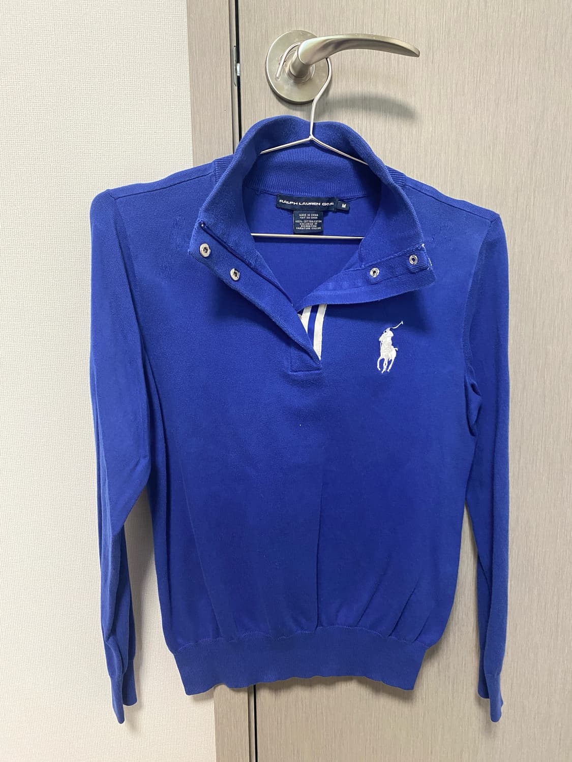 폴로 반집업 니트 m  상품이미지1