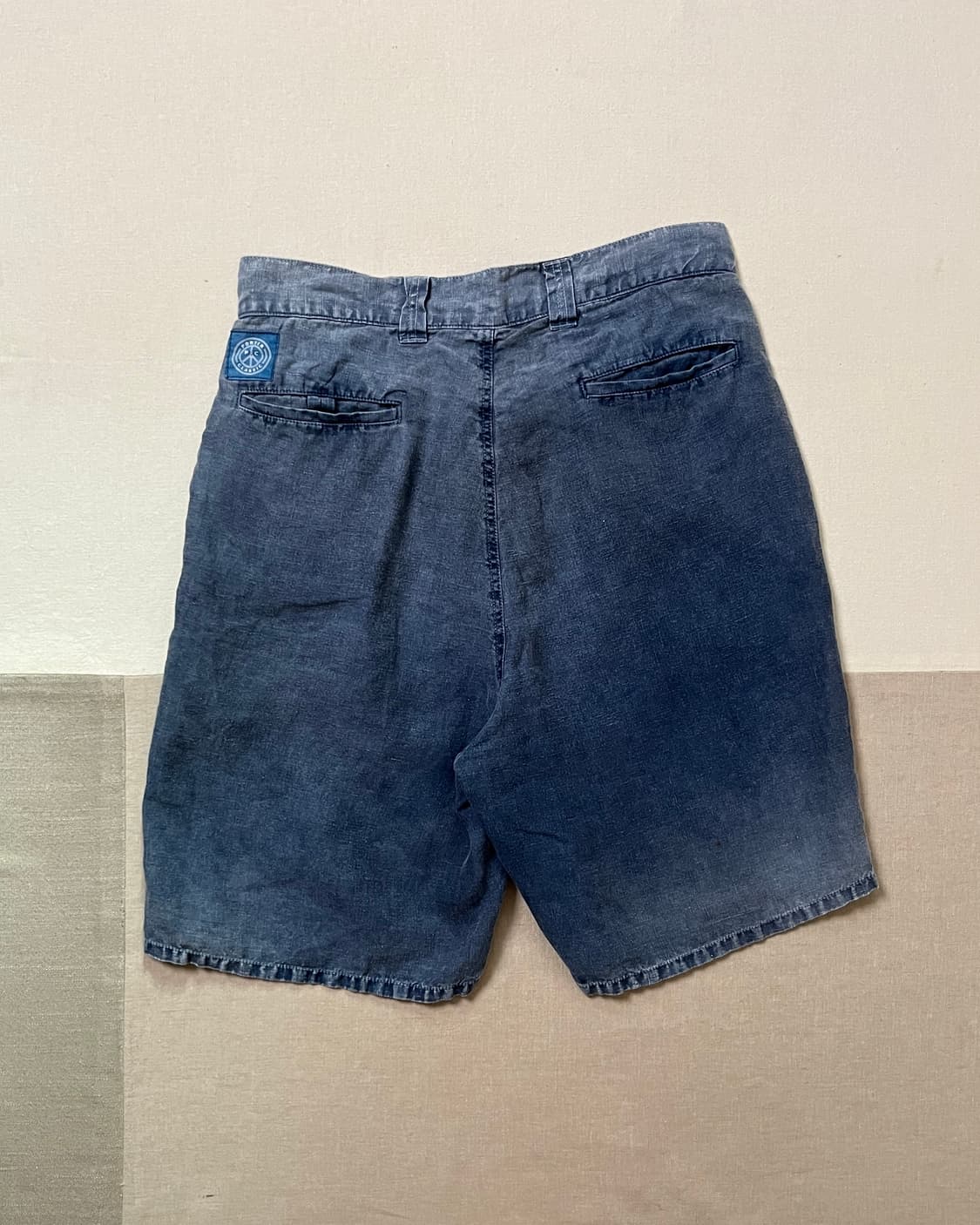 포터클래식 인디고 린넨 쇼츠 porter classic 반바지 상품이미지2