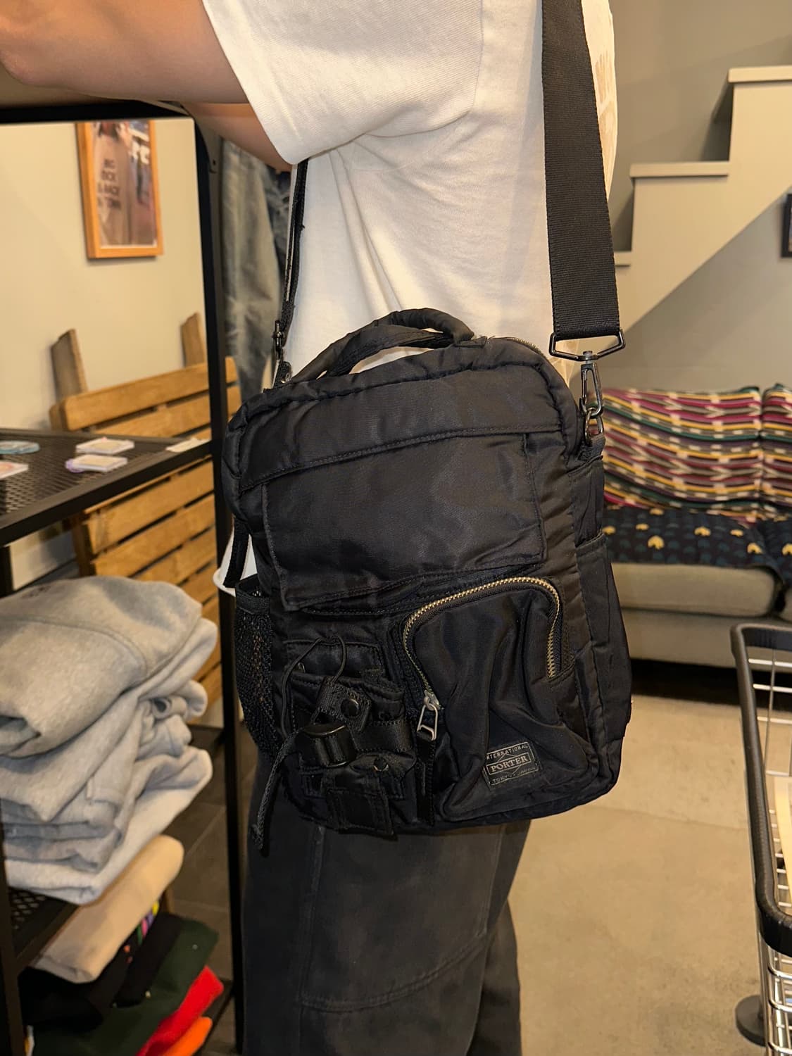 Yoshida Porter pocekt nylon cross bag 상품이미지2