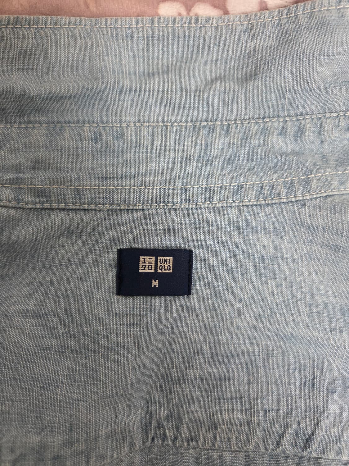 유니클로 샴브레이 워크 셔츠 M 상품이미지7