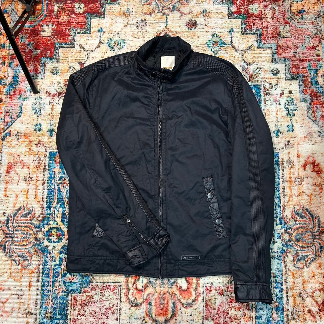 [XL] 디젤 자수로고 바이커 자켓 상품이미지1