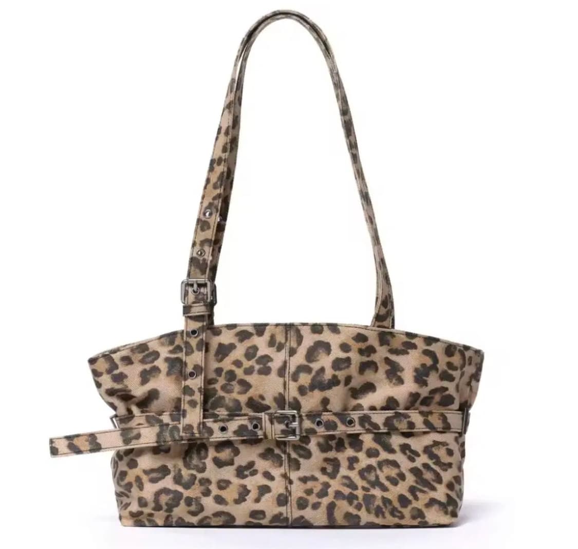 세이모온도 레오파드 르밸트백 상품이미지1