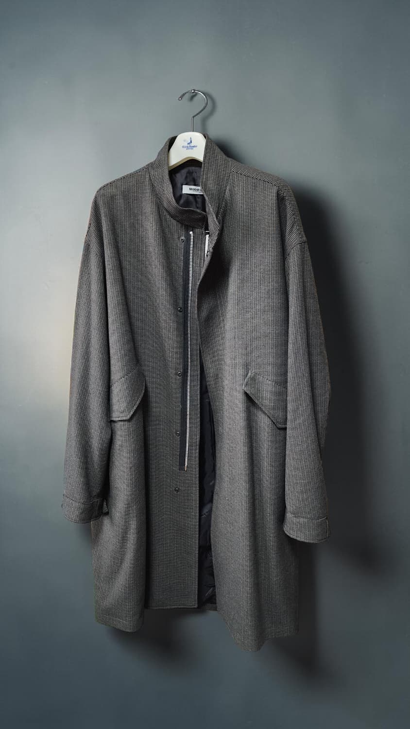 MODIFIED 체크 하프 코트 상품이미지2