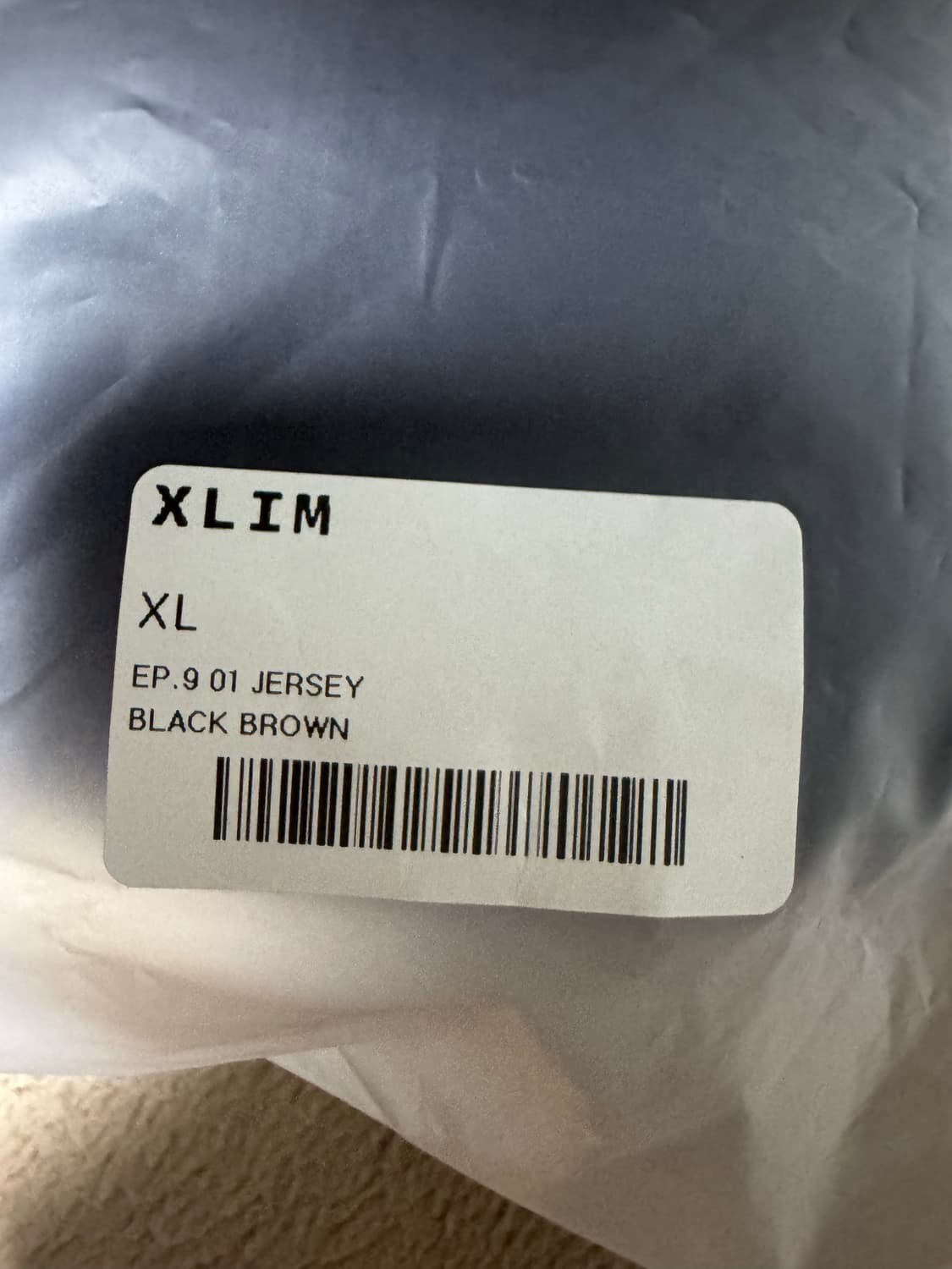 xl 엑슬림 xlim ep9 01 저지 져지 jersey 블랙 브라운 상품이미지2