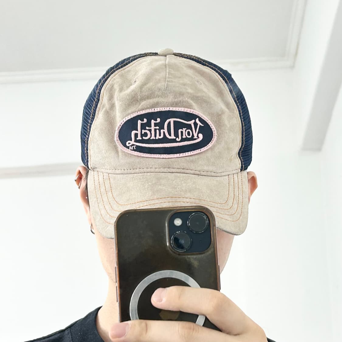 본더치 스웨이드 메쉬 볼캡 상품이미지2