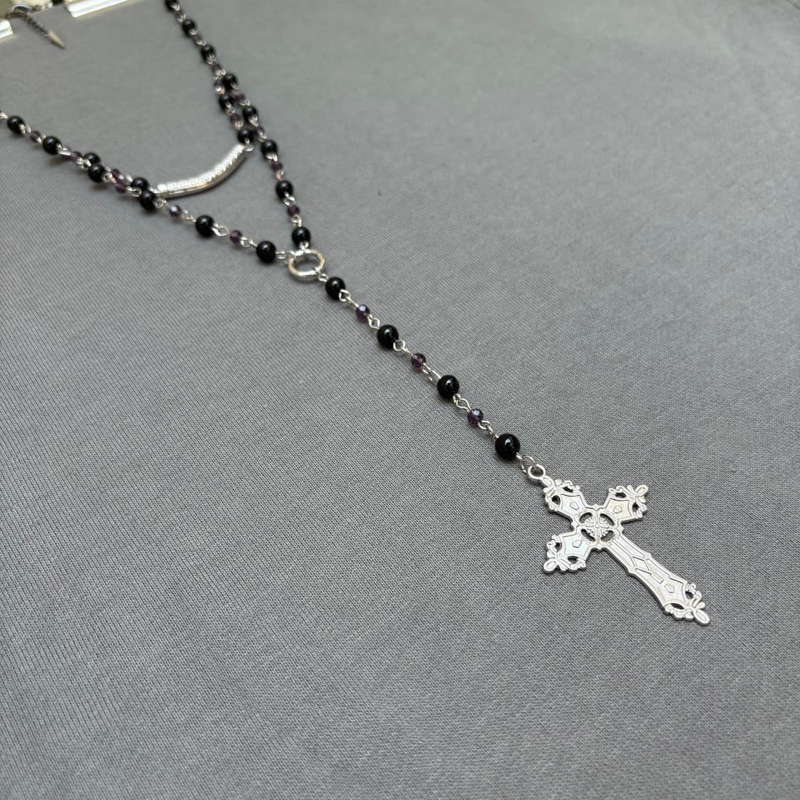  Black&Purple Simple Rosario 상품이미지3
