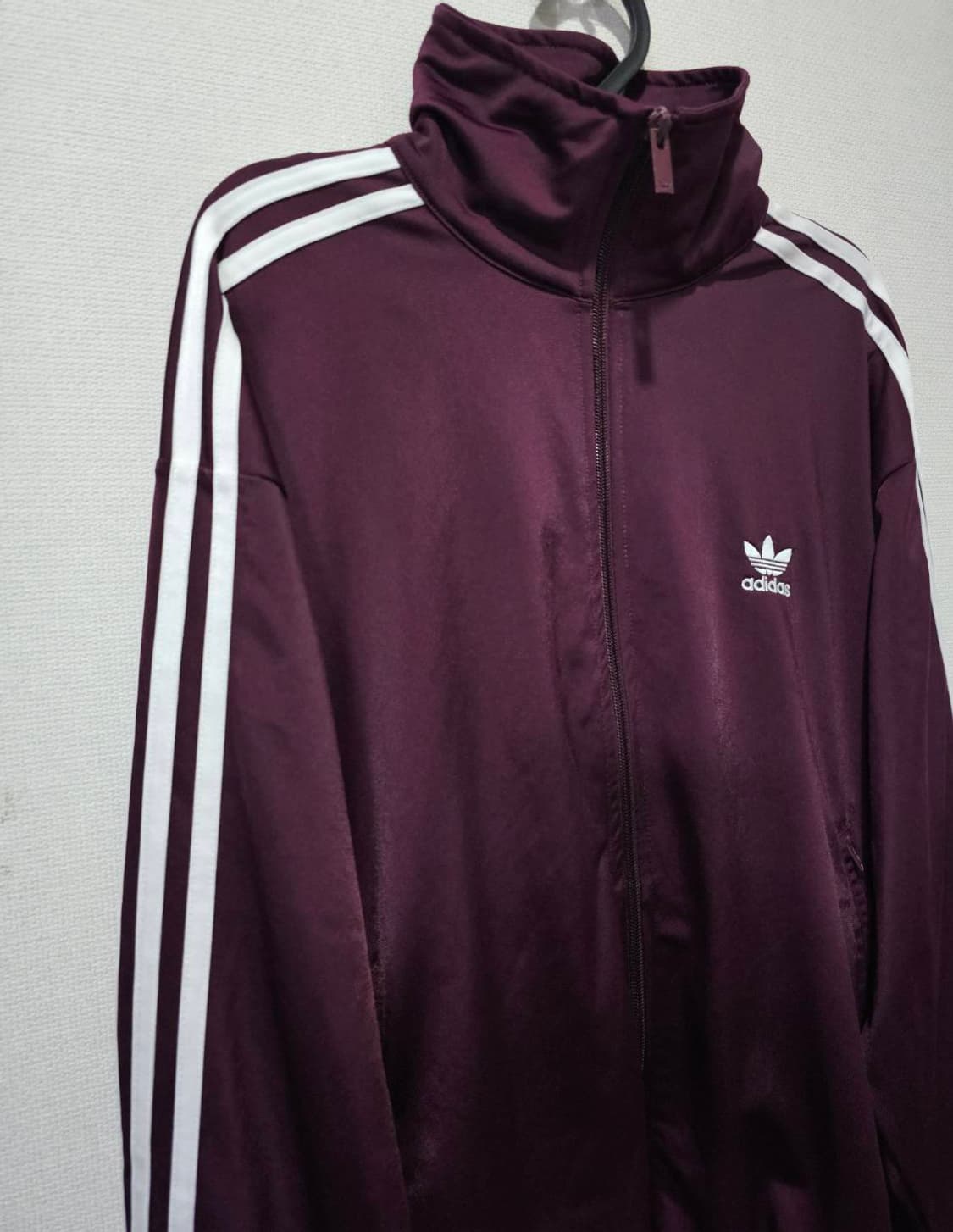 아디다스 버건디 마룬 트랙탑 져지집업 105~110 XL~XXL 상품이미지2