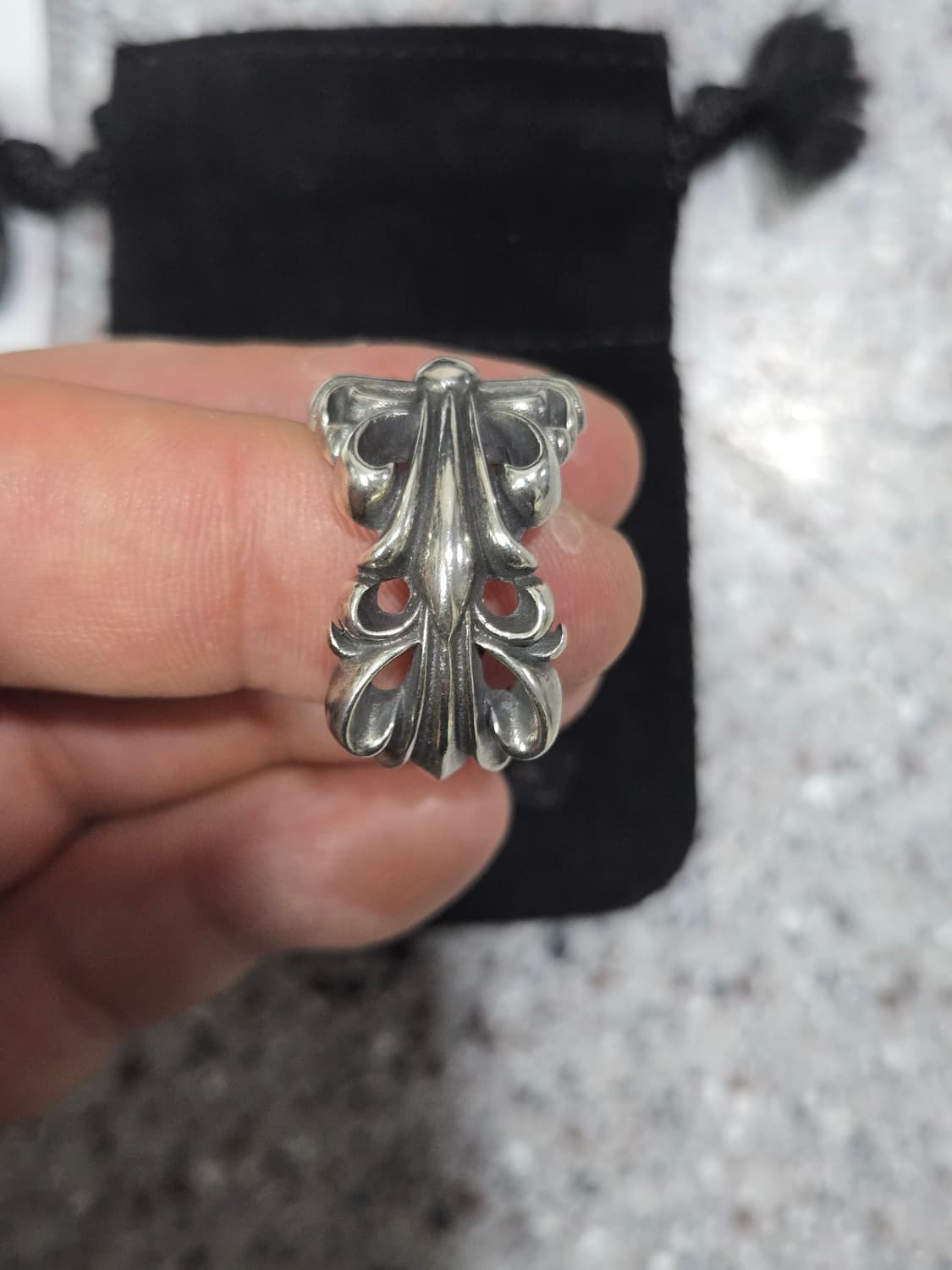 크롬하츠 더블 플로랄링 (정품) 상품이미지4