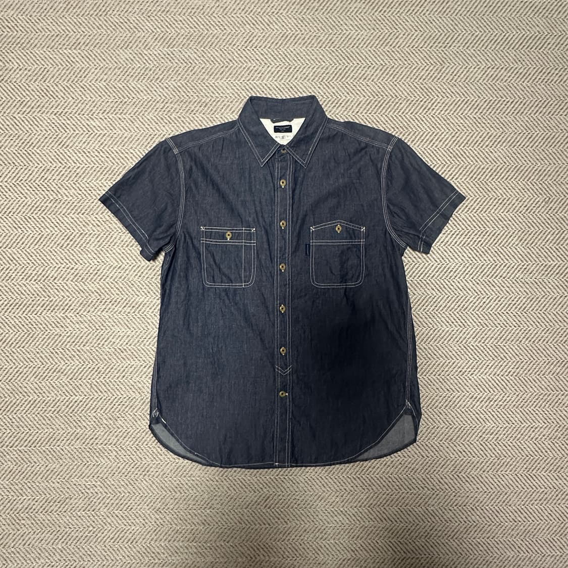 BACK NUMBER work denim shirt 상품이미지1