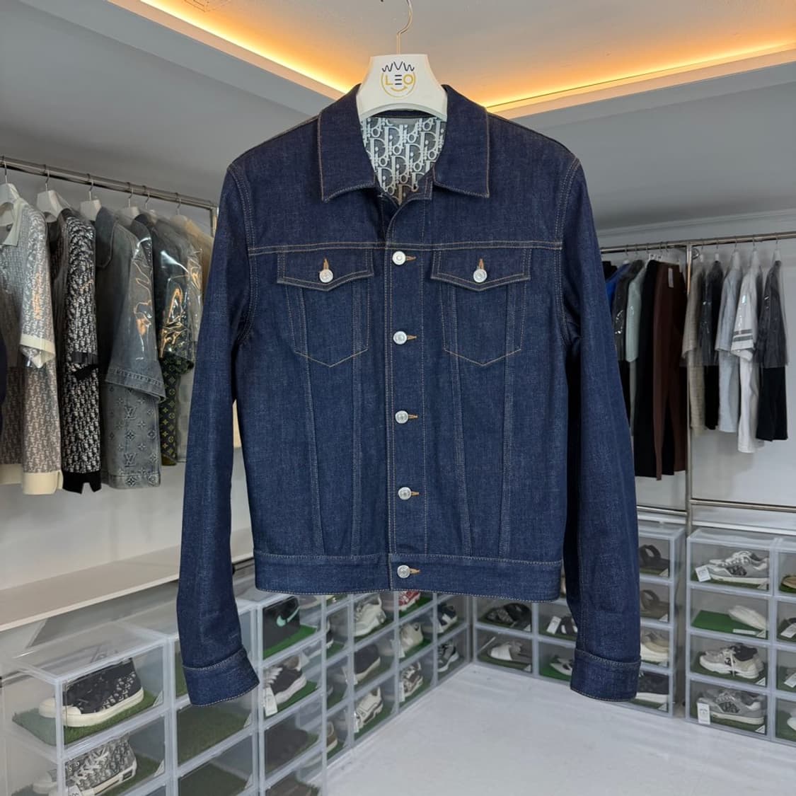 [더핸드,48] 디올 오블리크 자카드 데님 자켓 상품이미지1