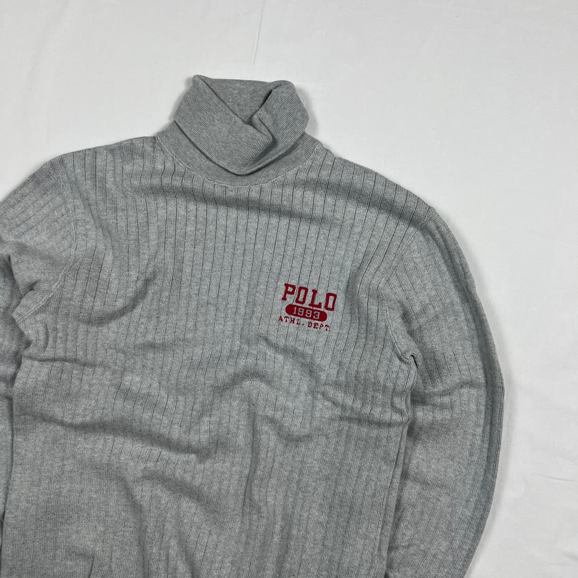 90‘s 폴로랄프로렌 polo1993 스펠아웃 목폴라 티 상품이미지3