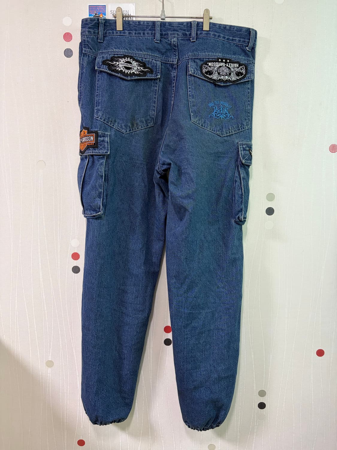 할리데이비슨 데님 카고 빈티지 팬츠 상품이미지2