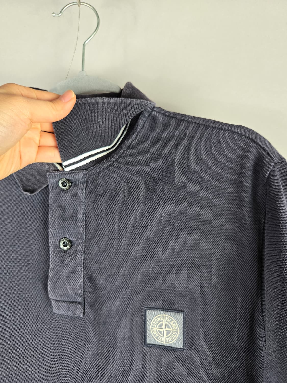 [무료배송]스톤아일랜드 L 정품 PK 카라 반팔 티셔츠 국내정발 상품이미지5