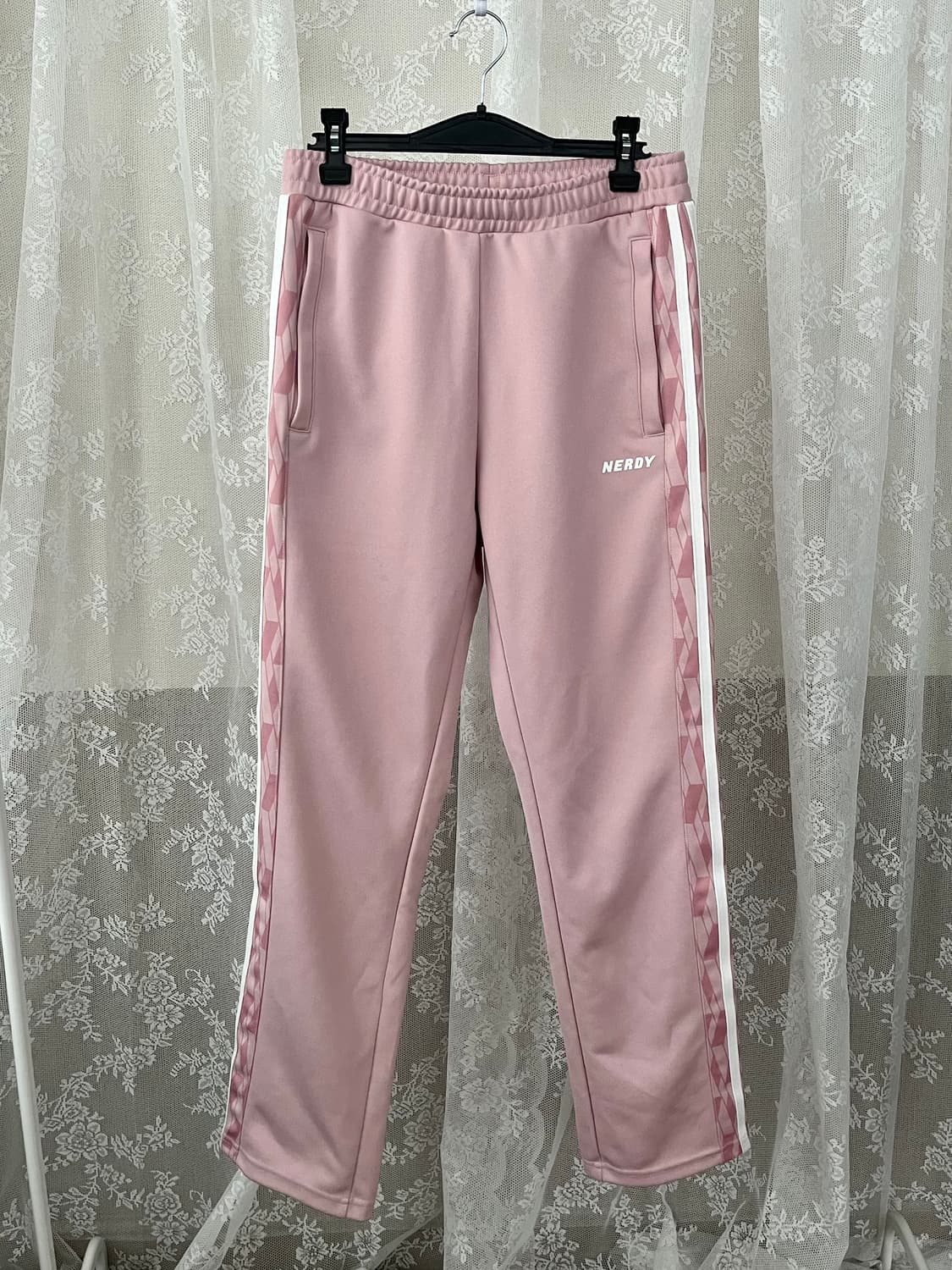 S) 널디 모노그램 핑크 트레이닝 팬츠 상품이미지1
