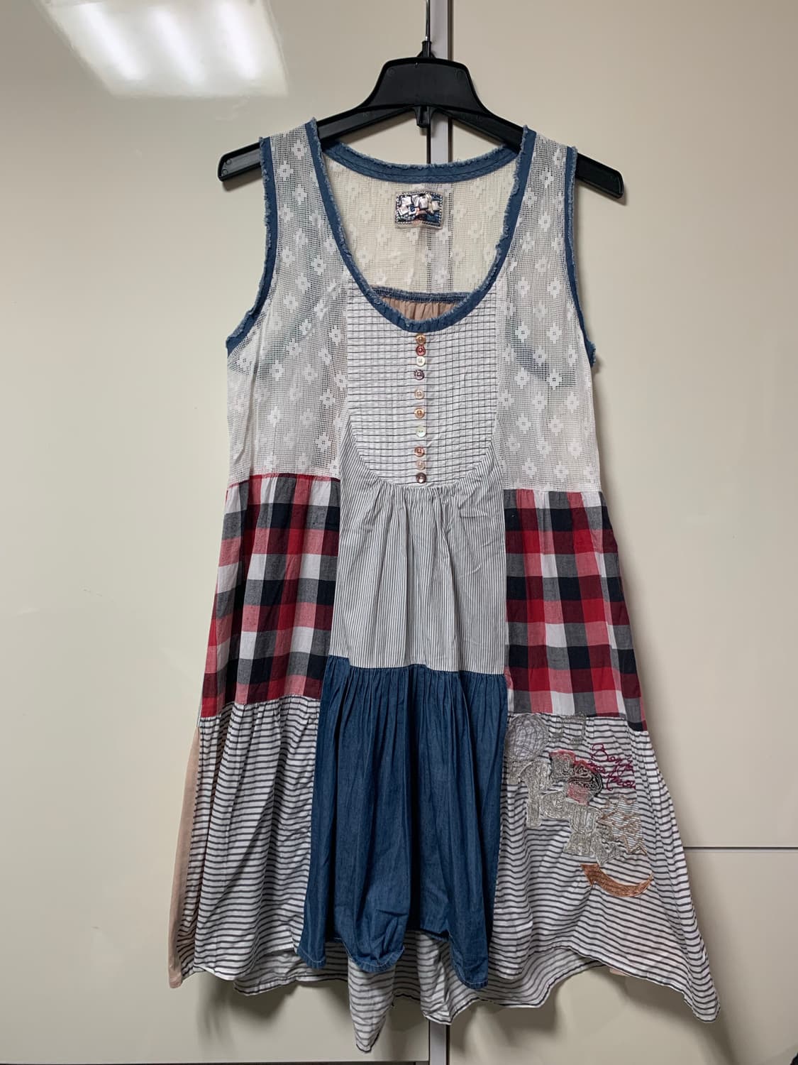 Doesigual 모리걸 패치워크 레이어드원피스 상품이미지2