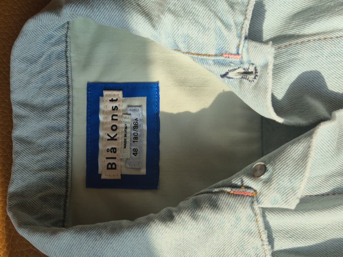 아크네스튜디오 블라콘스트 연청 데님 자켓 48 상품이미지3