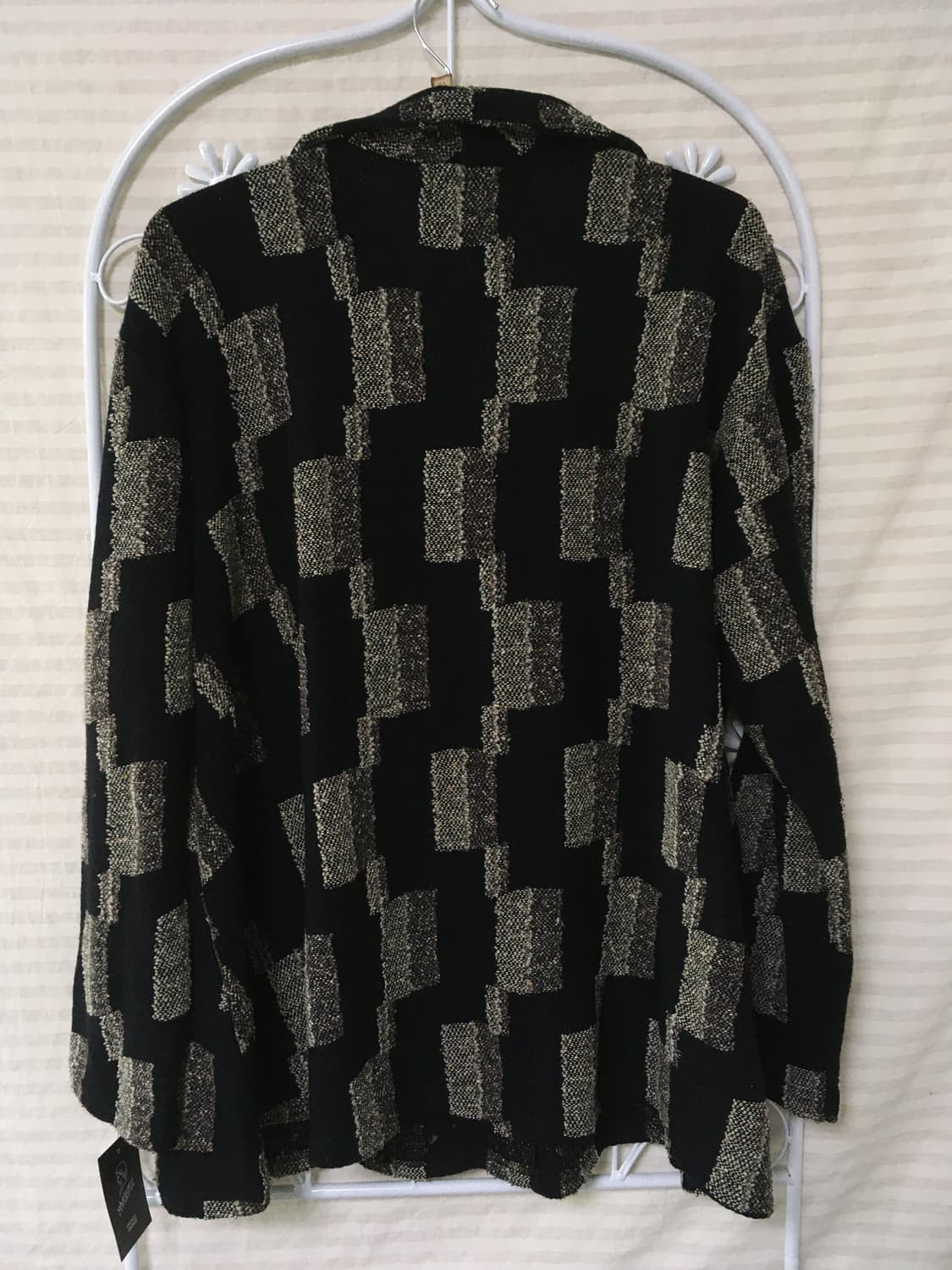 빈티지 블랙 블럭 니트 y2k 스트릿 갸루 펑키 일본빈티지637 상품이미지2