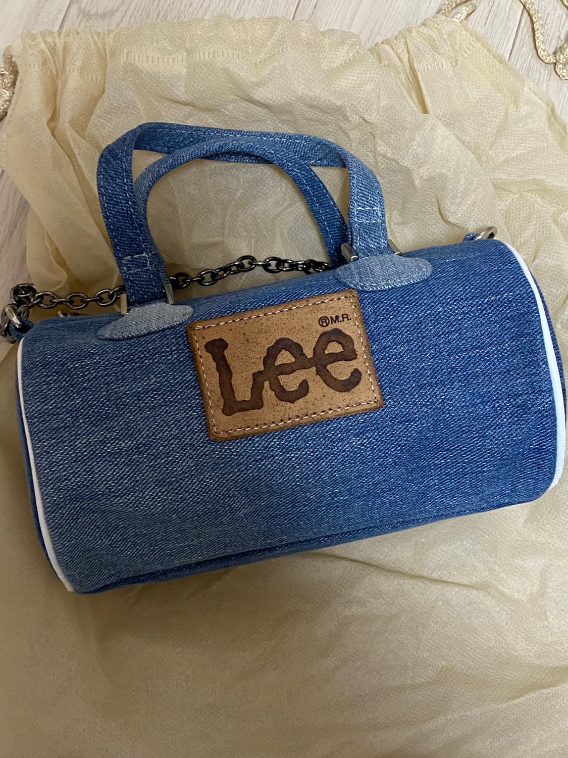 lee 빈티지 데님체인백 상품이미지1