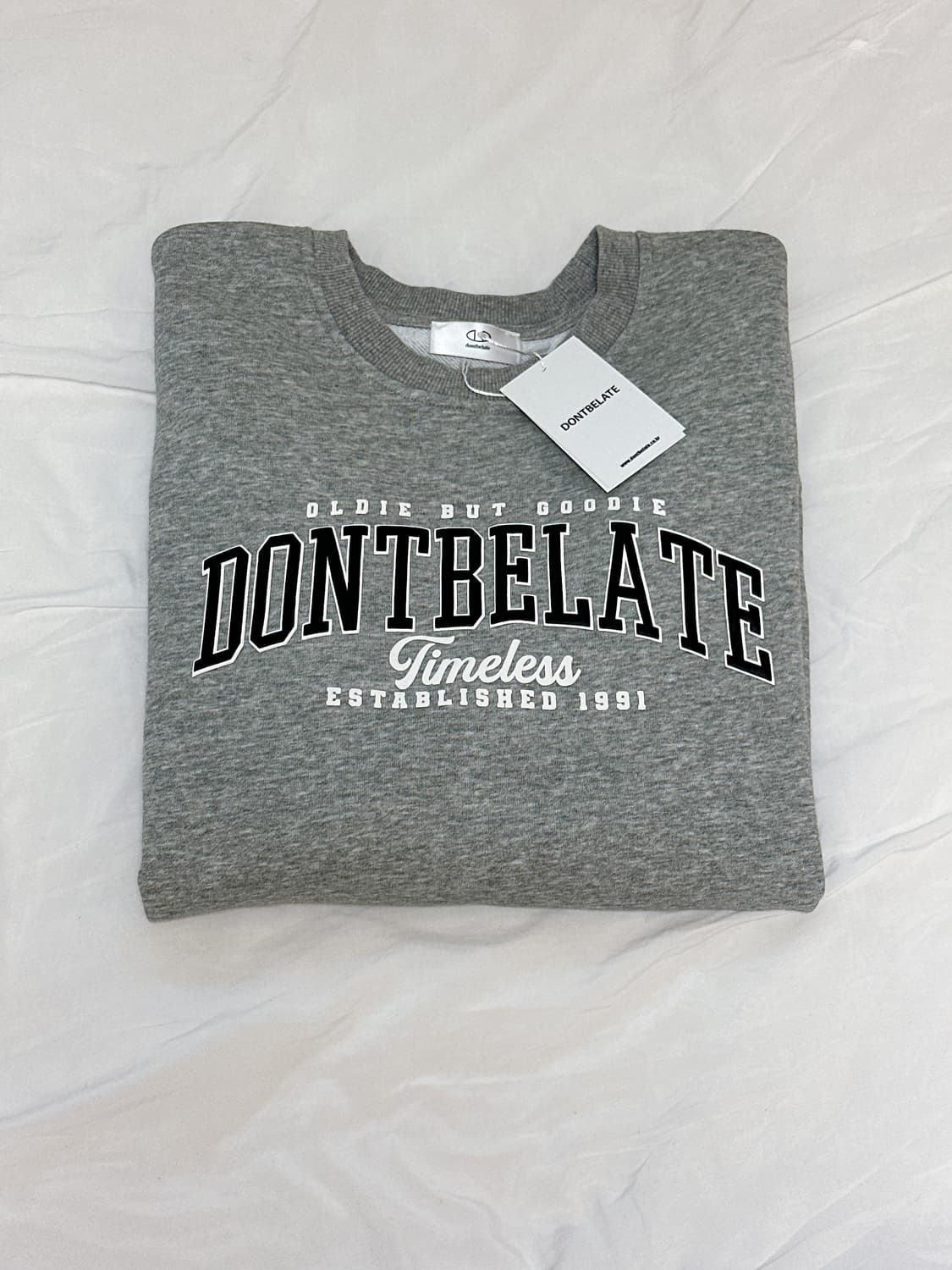 [새 상품] 돈비레잇 맨투맨(남녀공용) 상품이미지3