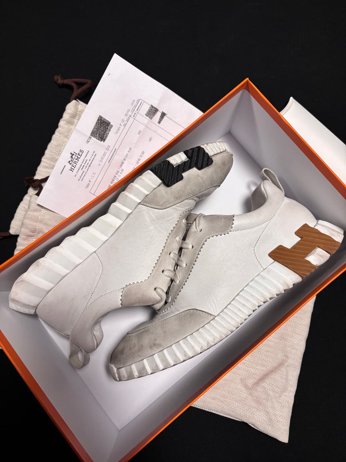 에르메스 남성 바운싱 레더 스니커즈 42.5 상품이미지1