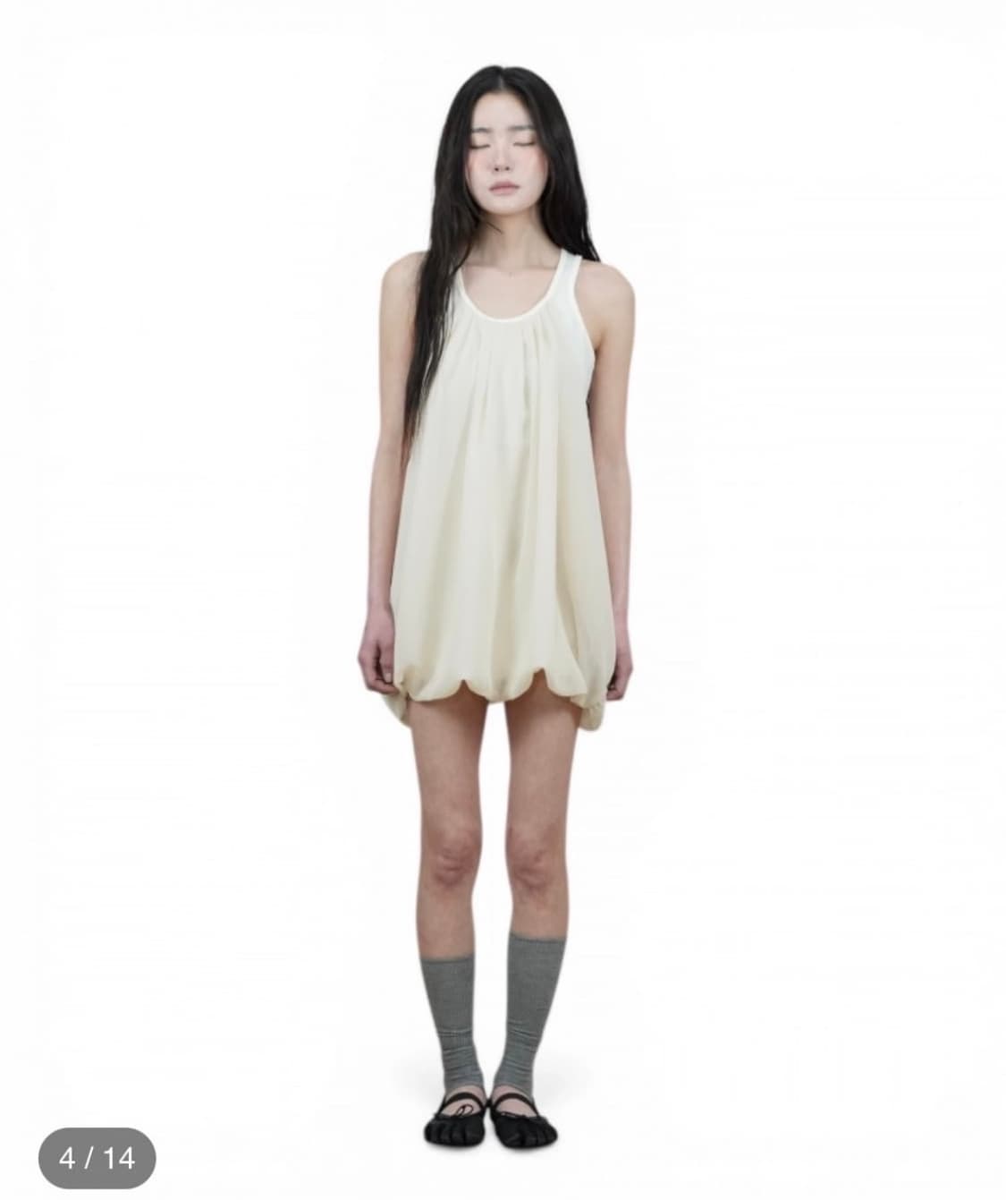 JELLYFISH BUBBLE DRESS (IVORY)  상품이미지2