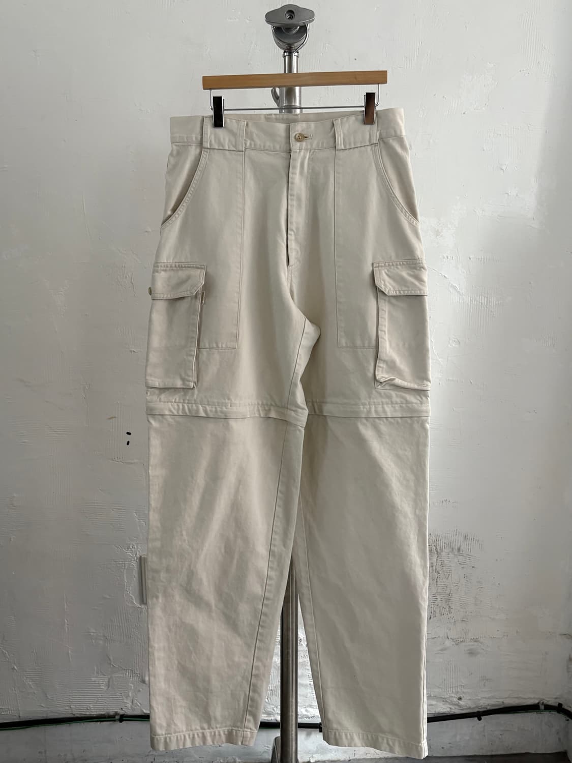 Karl Helmut 칼헬무트 핑크하우스 베이지 컨버터블 카고 팬츠 상품이미지1