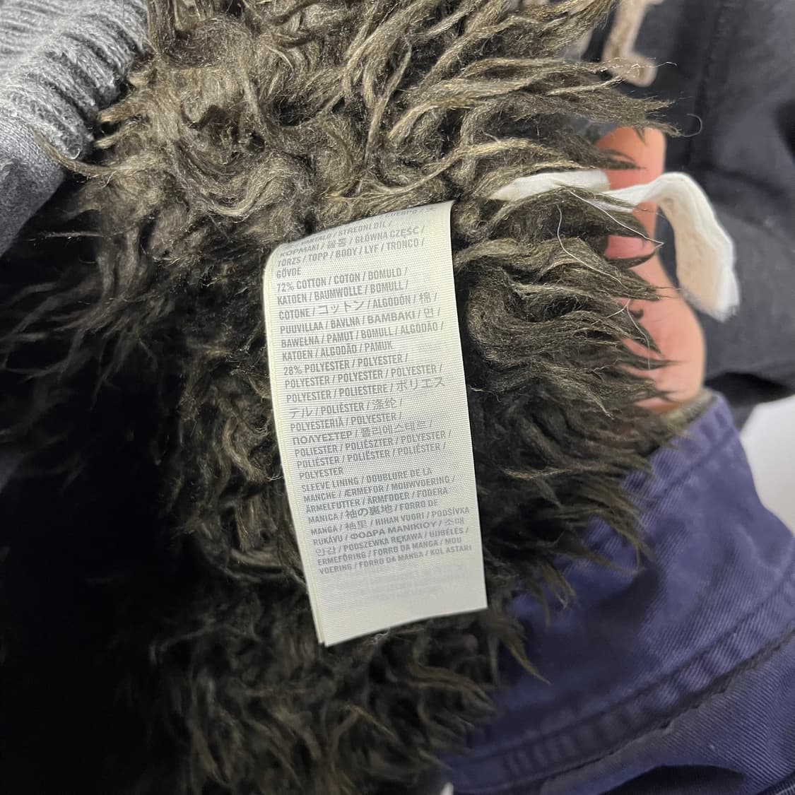 [A&F] 아베크롬비 로고 스펠아웃 울프죠 후드집업 상품이미지6