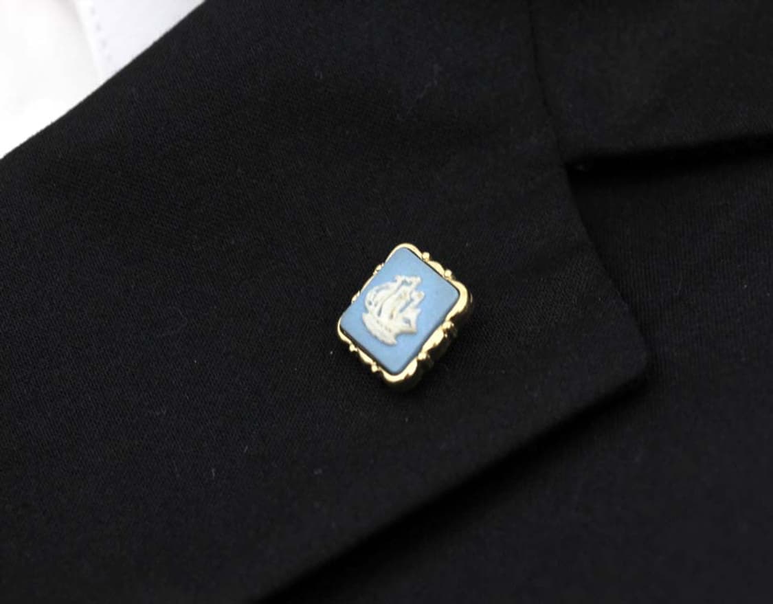 웨지우드 A등급 남자 명품 뱃지 포인트 핀 제스퍼 상품이미지6