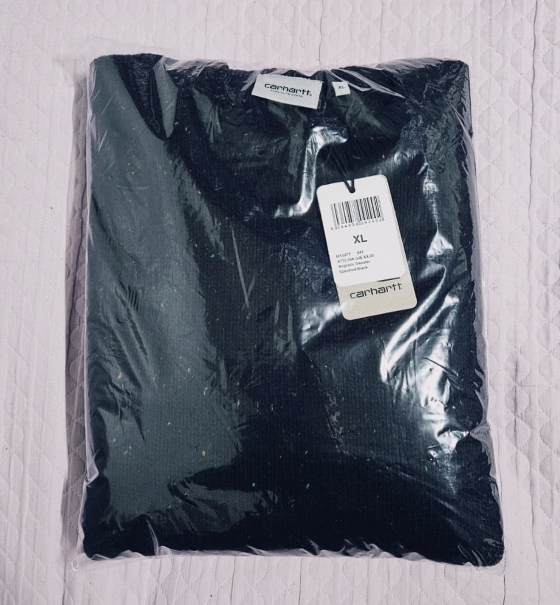 [XL]칼하트 앵글리스틱 니트 스웨터 블랙 상품이미지4