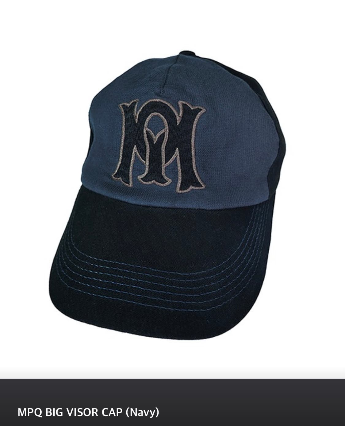(구해요) MPQ BIG VISOR CAP (Navy) 상품이미지1