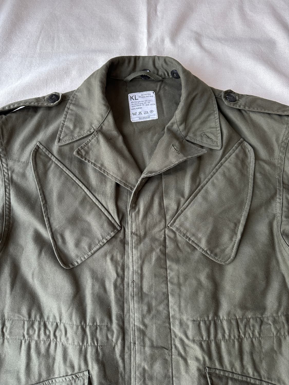 네덜란드군 80s 야상 필드 자켓 L 상품이미지2