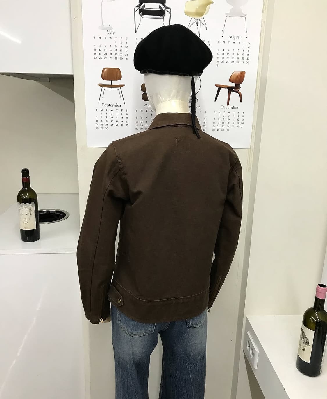 칼하트 브라운 디트로이트 자켓 상품이미지8