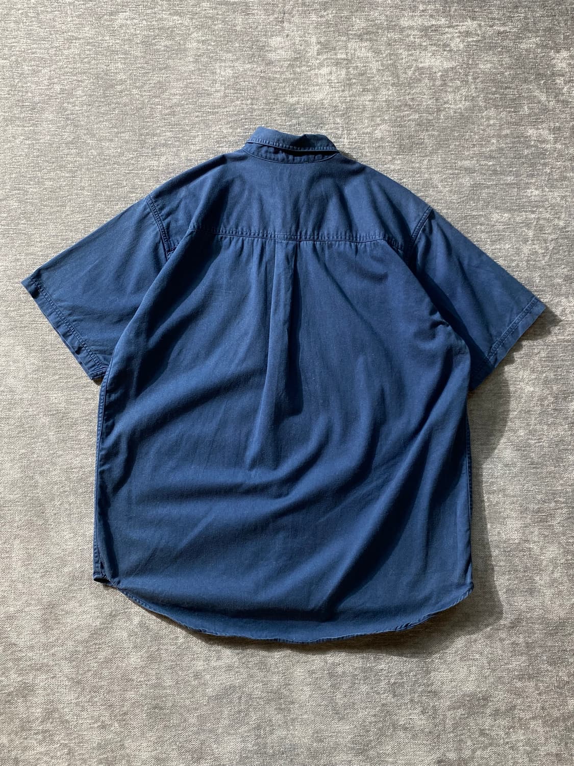 [L] Carhartt 칼하트 네이비 코튼 반팔 셔츠 상품이미지5