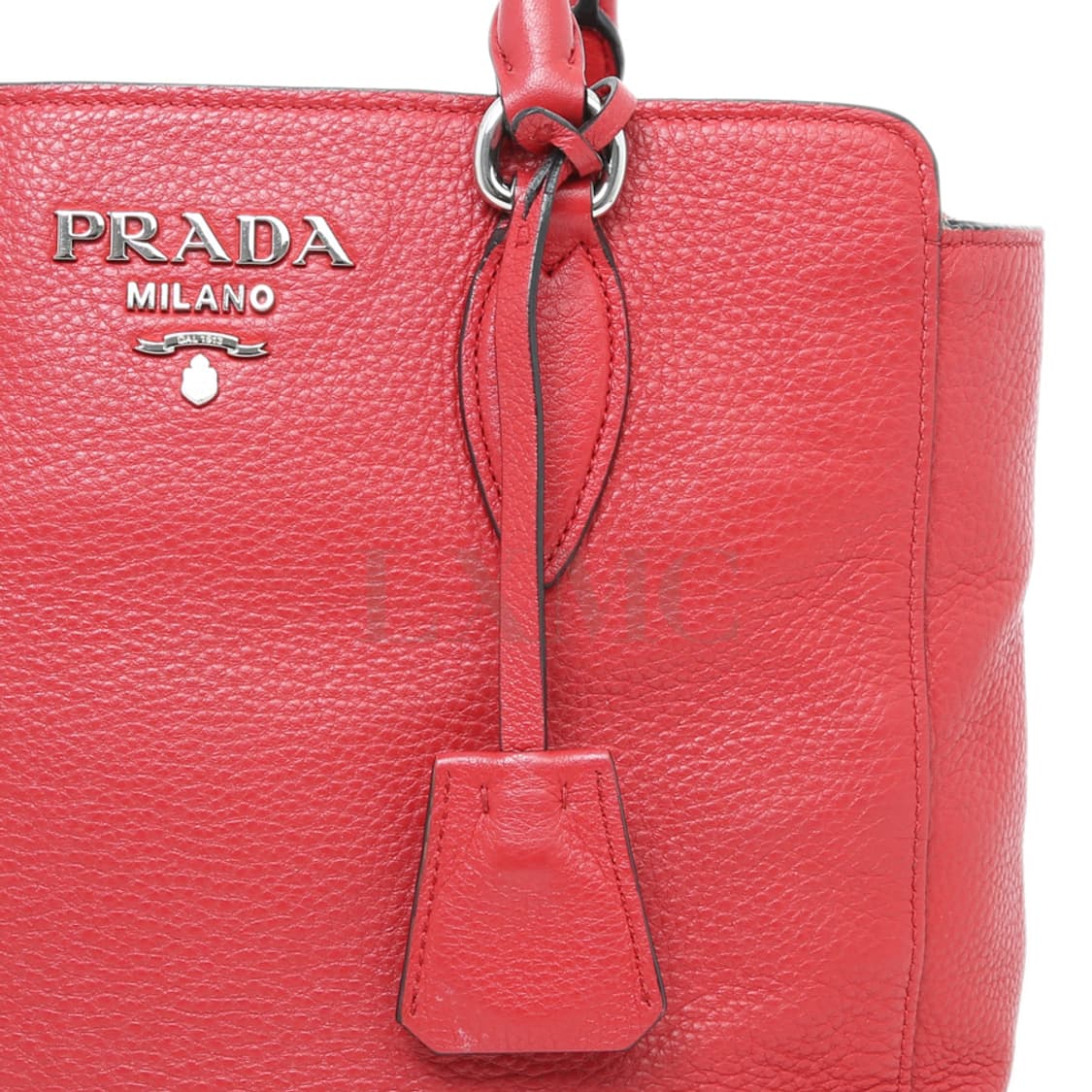 프라다 비텔로 다이노 토트 레드 숄더백 1BA205 상품이미지10