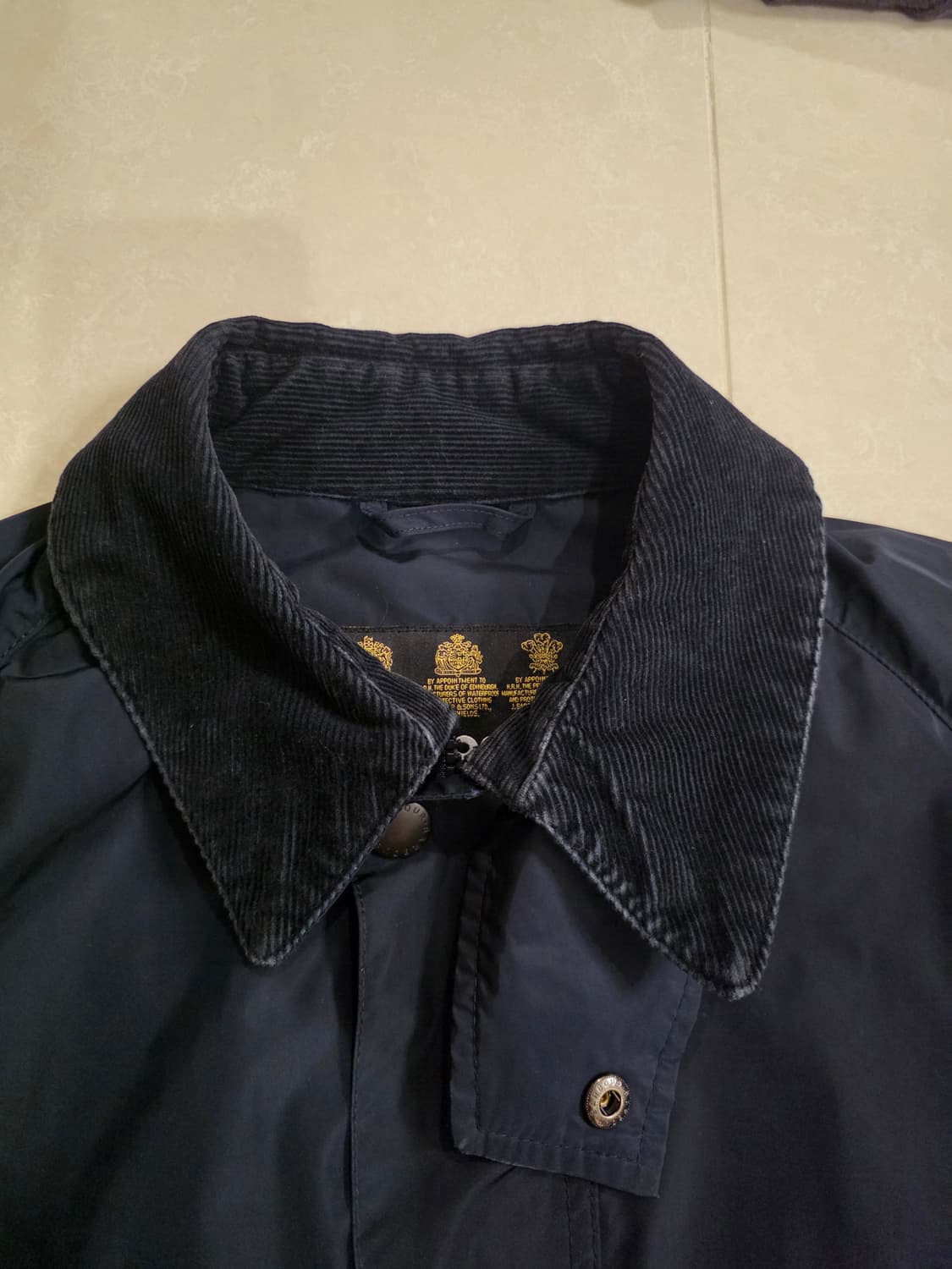 바버 비데일 나일론 자켓 네이비(42사이즈) 상품이미지5