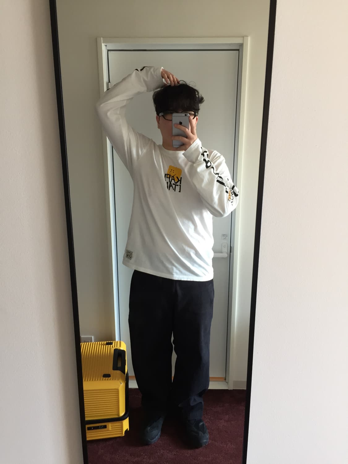 캐피탈 20 텐지쿠 코튼 크루론 패키쉬 캡 Pt 티셔츠 옐로우 상품이미지2