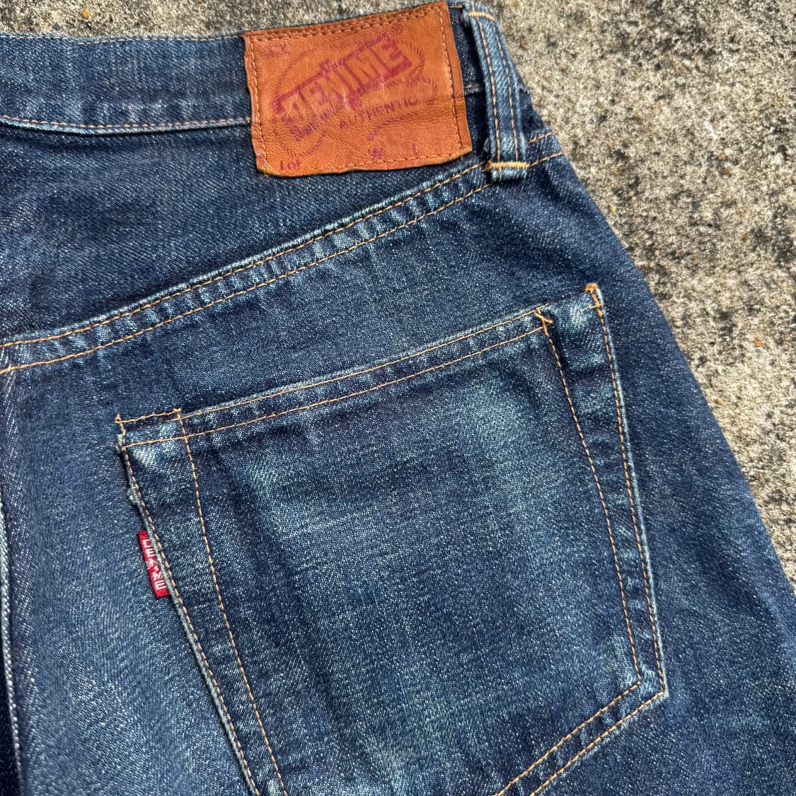 [31] Denime 드님 레더패치 셀비지 데님 팬츠 상품이미지8