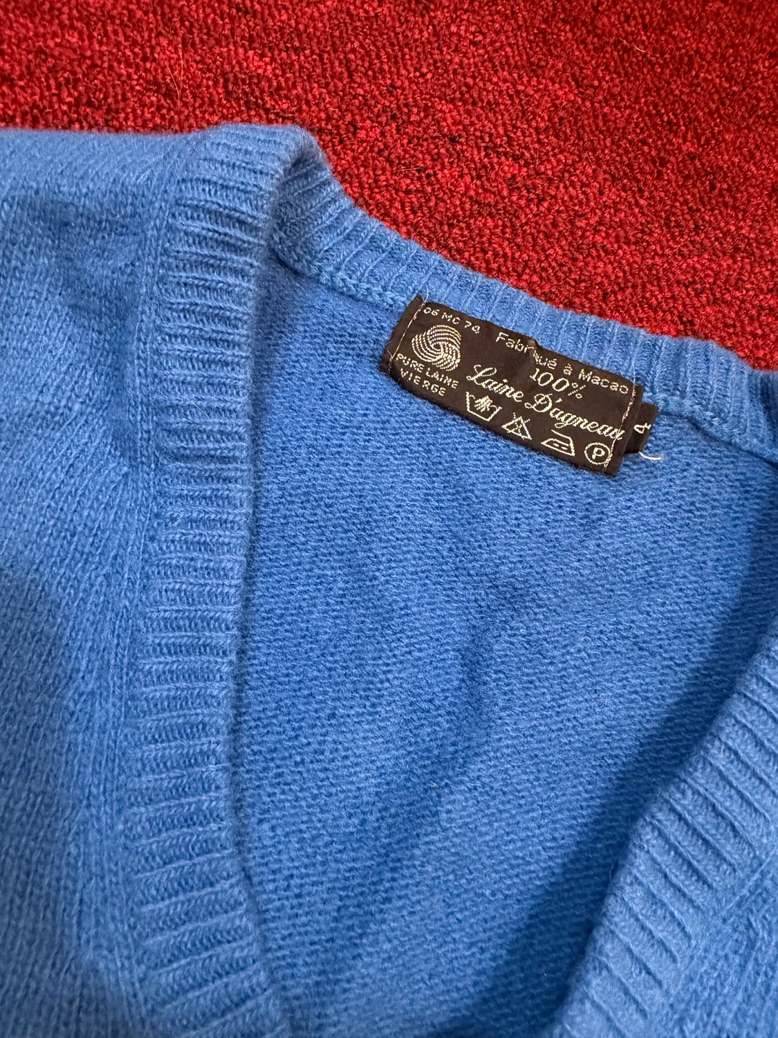 마카오직구 램스울 100% 니트베스트 상품이미지2