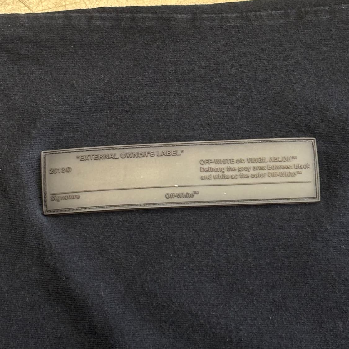 M 오프화이트 블랙 반팔티셔츠 상품이미지6