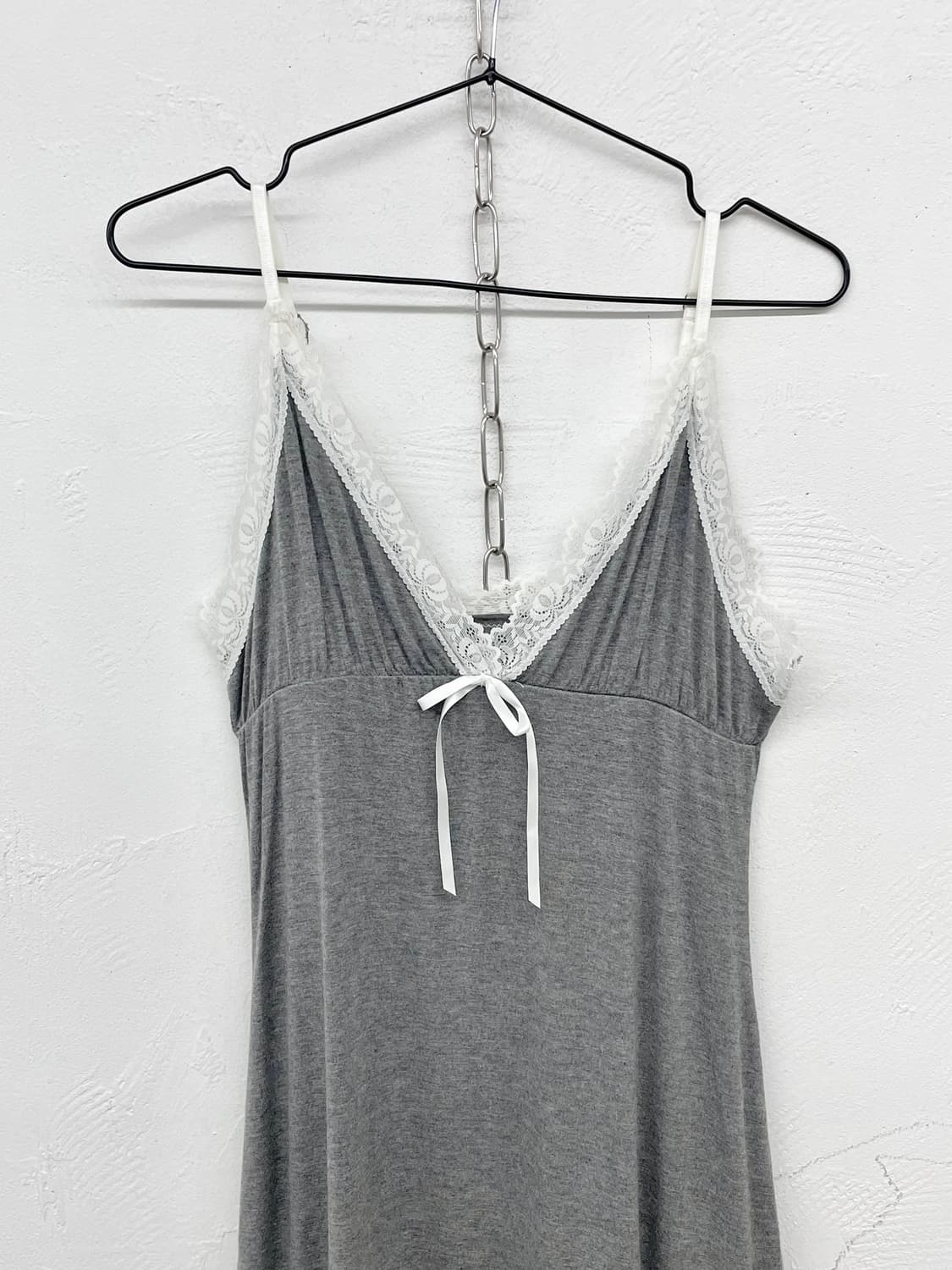 그레이 코지 레이스 슬립 상품이미지5